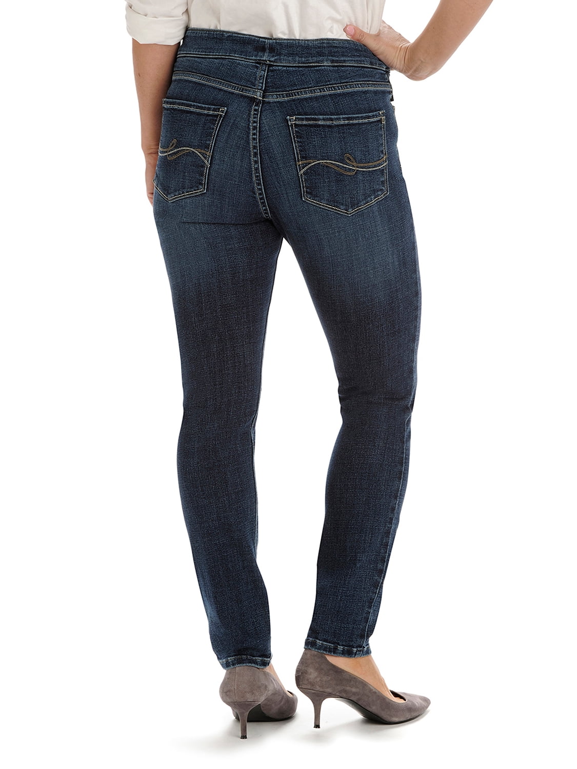 lee women's dream skinny leg jeans