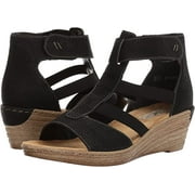 Rieker Women's Wedge Sandals - 62439-00, Size 39 EU