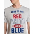 thumbnail image 4 of Americana Men's and Big Men's True Colors Graphic Tee Shirt from Way to Celebrate, Sizes XS-3XLT, 4 of 5
