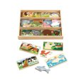 thumbnail image 1 of Melissa & Doug Wooden Animal Picture Puzzle Boards, 1 of 4