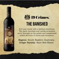 thumbnail image 4 of 19 Crimes The Banished Red Wine Blend, 750ml Glass wine bottle, Australia, 13.5 % ABV, 4 of 7