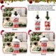 thumbnail image 5 of Juego de fundas para botellas navideñas, fundas para botellas de vino, 5 of 5