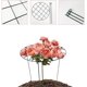 thumbnail image 3 of KAIYANG anillos de soporte para flores, estaca de soporte para plantas en forma de jaula, aros con 3 patas para flores pesadas (18'), 3 of 5
