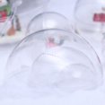 thumbnail image 3 of 10PCS Clear Plastic Fillable Baubles Christmas Ball Ornaments DIY Wedding Party Holiday Home Decorations, 3 of 6