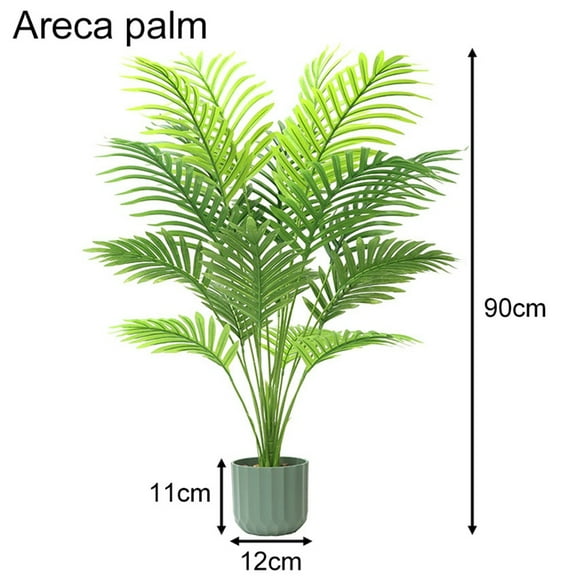 Palm Tree Faux Secure PE Material Low-Maintenance Home Plant