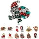 thumbnail image 3 of Yuarrent Decorado Árbol de Navidad Botas de Papá Noel Muñeco de nieve Campana Broche Bufanda Collar Solapa Broche de Navidad Regalo de niña Kits de decoración para fiestas No.75 Yuarrent JR0793-75, 3 of 6