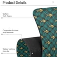 thumbnail image 4 of Yayeee Faucet Mat for Kitchen Sink 30" Diatomite Long Splash Guard Pad, Green Abstract Pattern, 2 Pack, 4 of 7