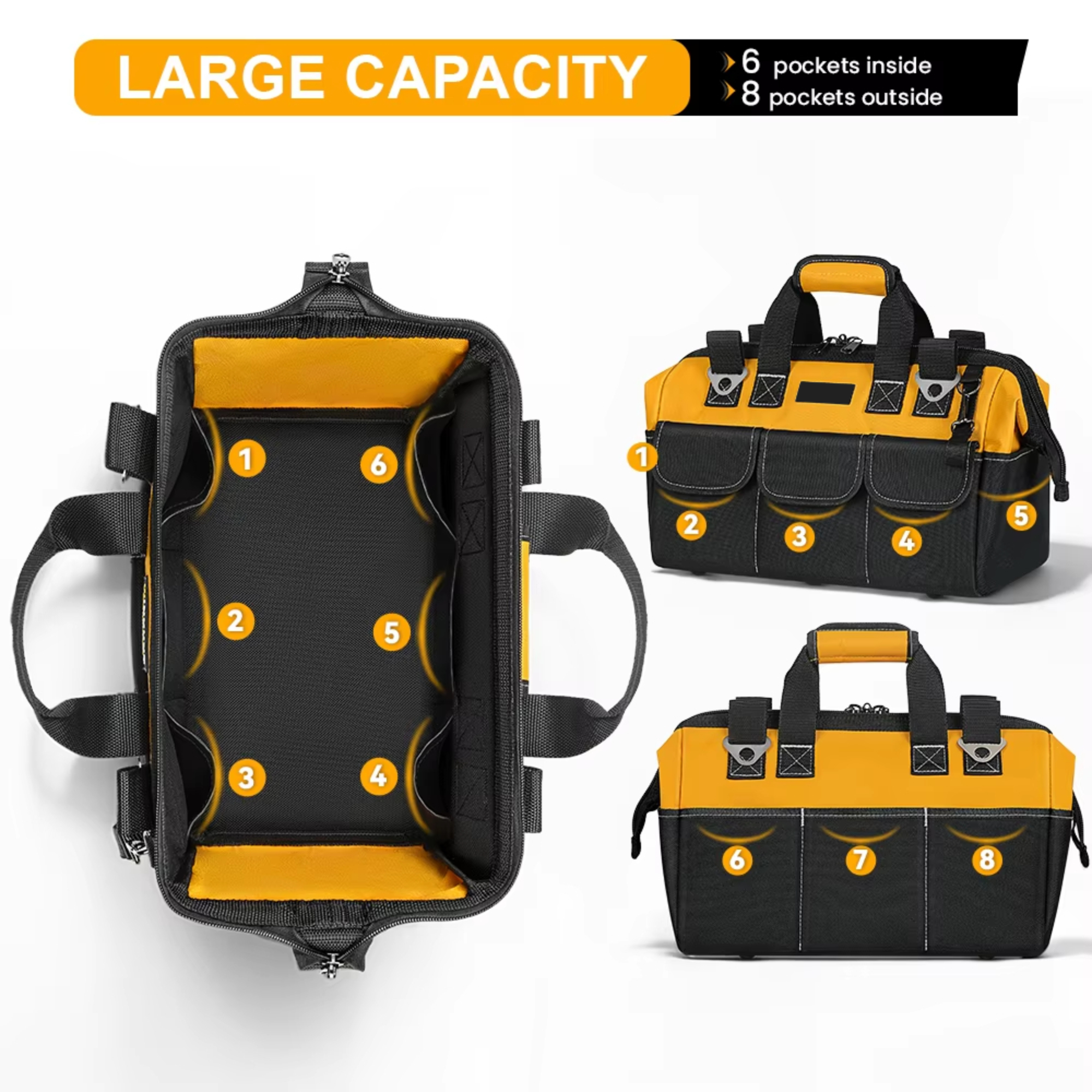 Blacksmith 18 Inch Heavy-Duty Tool Bag with Shoulder Strap photo 4