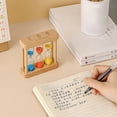 thumbnail image 6 of Dserhfy Sand Timer Set 1Min 3Min 5Min Hourglass 3-in-1 Desktop Sand Clock for Cooking Classroom Exercise Home Office Decoration, 6 of 7