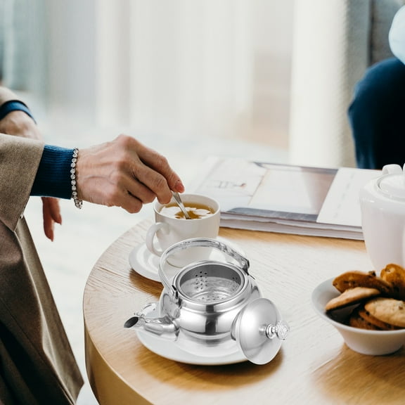 ATriss Stainless Steel Whistling Tea Kettle Stovetop Tea Pot Fast Boiling Heat Water Tea Pot