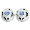 thumbnail image 3 of Pair Rockville RKL80MW 8" 900 Watt White 2-Way Marine Boat Speakers w/LED's, 3 of 7