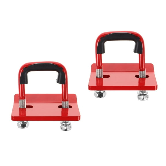 HEMOTON 2pcs Trailer Hitch Clamp Coupler Fastener Tightener Buckle Stabilizer Anti-Rattle Pin for Secure Towing