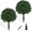 Boxwood, variant on 2 count Faux Boxwood  Outdoor Artificial Topiary Ball Trees |  Eucalyptus Bush & Shrub /  / No Fade / Sturdy Build / No Maintenance / with Spike / Front Porch Decor