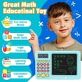 thumbnail image 5 of YOPTOP Math Games for Kids Age 5 6 7 8, LCD Writing Tablet Educational Math Learning Games for Kids, Birthday Gifts for Boys Girls,Blue, 5 of 5