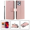 thumbnail image 2 of Feishell for Apple iPhone 15 Pro Max Wallet Case for Women Men Durable PU Leather Magnetic Buckle Folio Flip Stand Protective Phone Case with Card Slots & Kickstand,Rosegold, 2 of 10