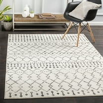 Livabliss Pisa Global Tribal Area Rug,4'11" x 7',Ivory