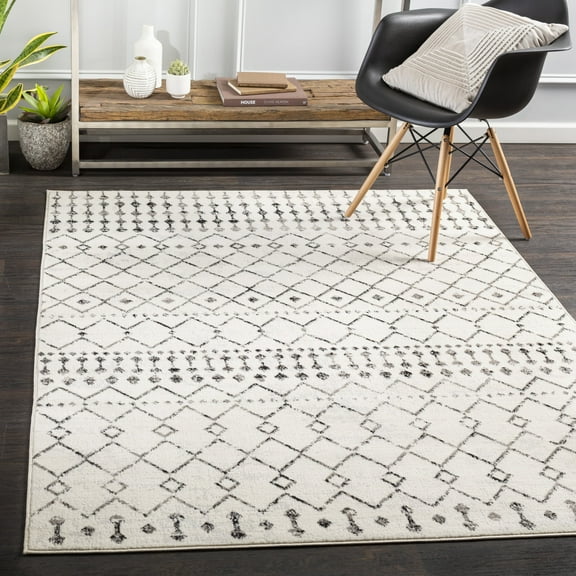 Livabliss Pisa Global Tribal Area Rug,4'11" x 7',Ivory