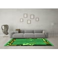 thumbnail image 3 of Ahgly Company Indoor Rectangle Abstract Green Modern Area Rugs, 8' x 10', 3 of 4