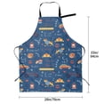 thumbnail image 5 of Lsque French Bulldog Dog In Beret Waterproof Apron Chef Aprons for Men Heavy Duty Chemical Work Apron Extra Long Grilling Aprons with Adjustable Bib Apron, 5 of 9