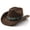 Coffee, variant on Mens Cowboy Hat Women Men Western Cowboy Hat Wide Brim Cattle Head Belted Cowgirl Hat Felt Jazz Cap for Rodeo Party