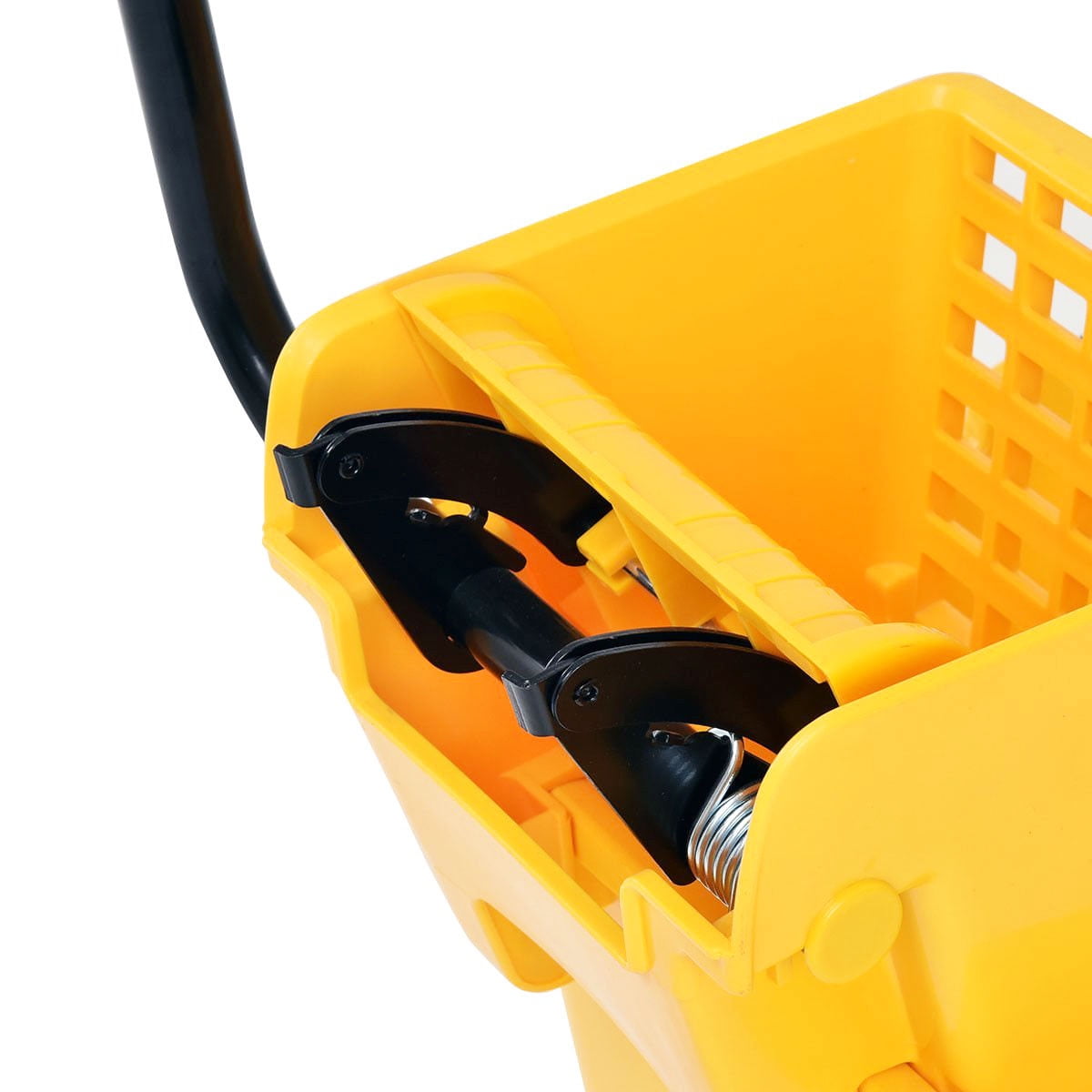 Topbuy 35 Quart Mop Bucket Wringer Side Press bathroom hotel