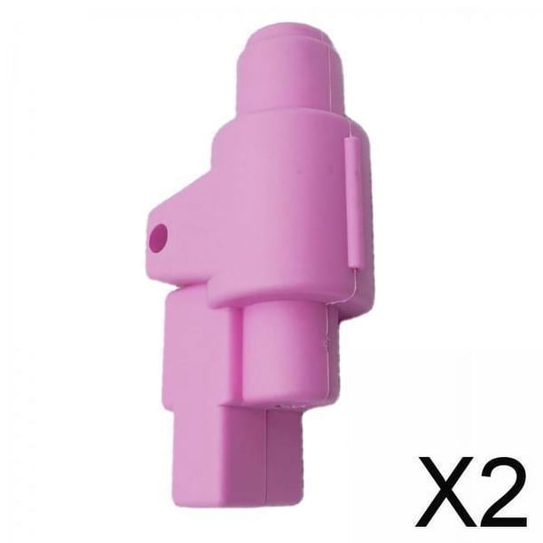 2x Soporte de Bomba de Combustible Carcasa de Soporte de Motor Impermeable para Goma Rosa de 5000W 12V 2 piezas