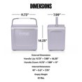 thumbnail image 6 of RTIC 8 Qt 12-Can Road Trip Ice Chest Cooler, Dusty Lilac/White, 6 of 9