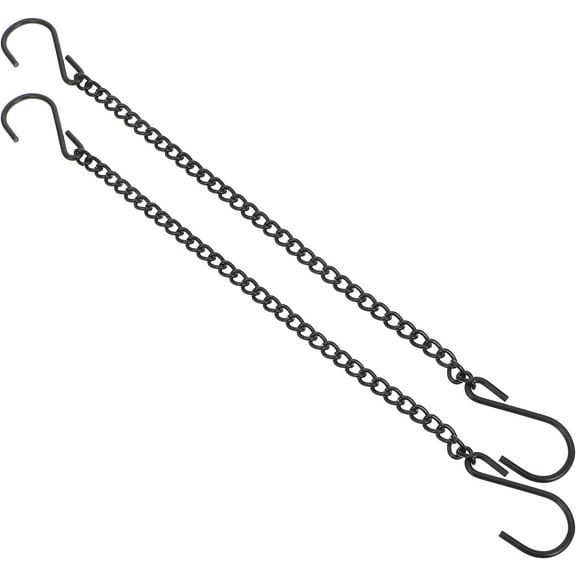 unbranded 2pcs Hanging Chains Reliable Iron Chain Hanging Advertisements Signs Chain Easy To Install Plant Hanging Chain With Hooks For Malls Supermarkets And Exhibitions