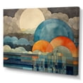thumbnail image 2 of Designart "Giant Sun Cloud" Modern Landscape Beach Wall Art For Kitchen, 2 of 5