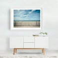 thumbnail image 2 of The Beach in Lewes - Lewes Delaware Photography Beach Coastal Seascape Ocean Landscape Summer Minimalist White Framed Wall Art Print 20 x 30 inches, 2 of 3