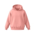 thumbnail image 6 of Eltusu Girls Cotton Hoodies, Spring Fall Long SLeeeve Comfort Pullover Hooded Sweatshirts Pink Size 11-12 T, 6 of 8