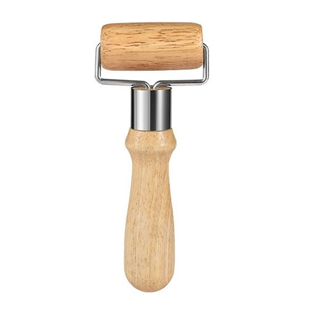 Rodillo de cocina pequeño, herramienta de cocina, rodillo manual de masa de madera en forma de T, duradero para pizza