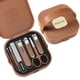 thumbnail image 1 of Juego de cortaúñas portátil antisalpicaduras, 8 piezas, herramientas de manicura con tijeras y cortaúñas, etc., 1 of 4