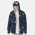thumbnail image 3 of Pofeuu Christmas Dachshund Print Sun Protection Outdoor Lightweight Full Zip UV Cooling Hoodie Long Sleeve Summer Clothing for Outdoor Hiking-Medium, 3 of 5