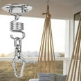 thumbnail image 3 of sunsanly Hanging Chair Hook Kit with Spring Swivel Carabiner Heavy Duty Stainless Steel Indoor Outdoor Porch Swing Punching Bag Sandbag Hammock Chair Hook Set, 3 of 7