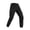 Black, variant on Men Button Fly Label Patch Multi Pocket Rib Ankle Cargo Jogger Pants Quick Dry Twill Outdoor Travel Street Trousers Black S