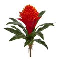thumbnail image 1 of Nearly Natural 2265-S8 14 in. Bromeliad Artificial Flower - Set of 8, 1 of 1