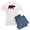 With Blue Strpe Pant, variant on CafePress - Buffalo Plaid Bear Men's Light Pajamas - Men's Light Loose Fit Cotton Pajama Set