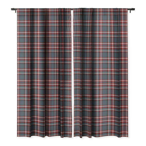 Society6 Gabriela Fuente Holiday Tradition Single Panel Room Darkening Window Curtain 50" x 108"