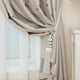 thumbnail image 1 of Cortina Deco 4pcs 100x130cm Full Blackout Shading Stars Gancho Ojal Beige Ehuebsd Libre de BPA, 1 of 5