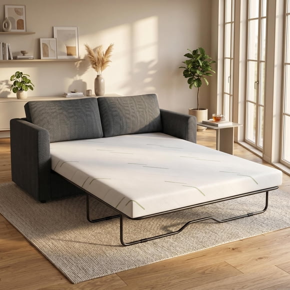 Homy Casa 4 Inch Twin Gel Memory Foam Sofa Mattress Cushion, 38" x 72" Replacement Mattress for Sofa Bed