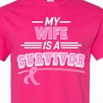 thumbnail image 4 of Inktastic My Wife is a Survivor Breast Cancer Awareness T-Shirt, 4 of 5