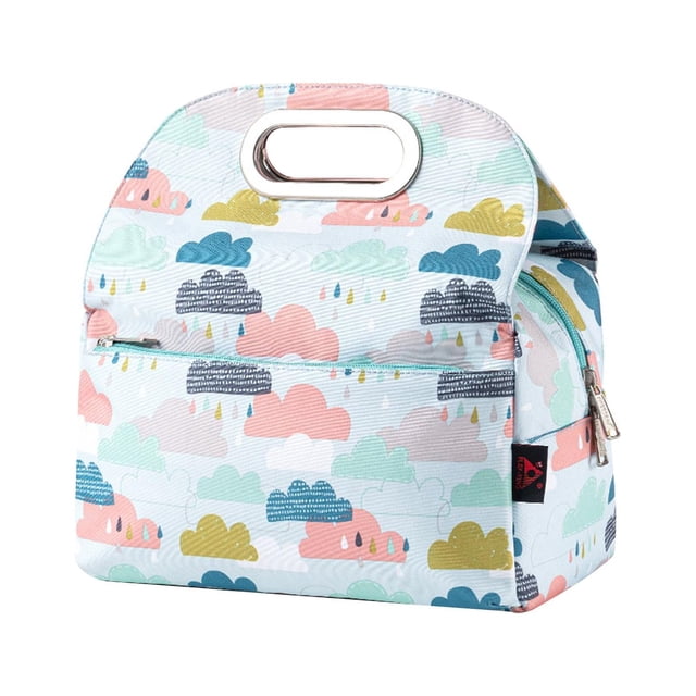 Bolso de mano para mamá, bolsa térmica portátil multiusos de 5V 2.1A, bolsa térmica para leche, bolsa de Picnic, mochila para pañales para el hogar, estilo A