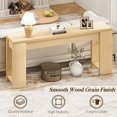 thumbnail image 5 of 71" Extra Long Console Table, Wood Farmhouse Entryway Table, Plank and Beam Console Tables for Living Room, Entry, Entrance, Behind Couch, Hallway, Foyer, Narrow Sofa Tables for Front Door, 5 of 8