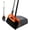 Gray, variant on Heavy Duty Outdoor Broom and Dustpan Set with Long Handle for , Garage, Deck Cleaning
