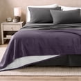 thumbnail image 2 of Manta de Cama de Felpa Sherpa Bare Home Matrimonial/Queen Berenjena, 2 of 6