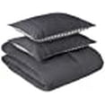 thumbnail image 3 of Eddie Bauer - Queen Comforter Set, Reversible Cotton Bedding with Matching Shams, Pre-Washed for Added Softness (Kingston Charcoal, Queen), 3 of 10