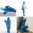 thumbnail image 3 of Sudadera con capucha portátil, acogedor saco de dormir, lindo y divertido pijama de una pieza, talla única, regalos creativos para ella/él, 3 of 5