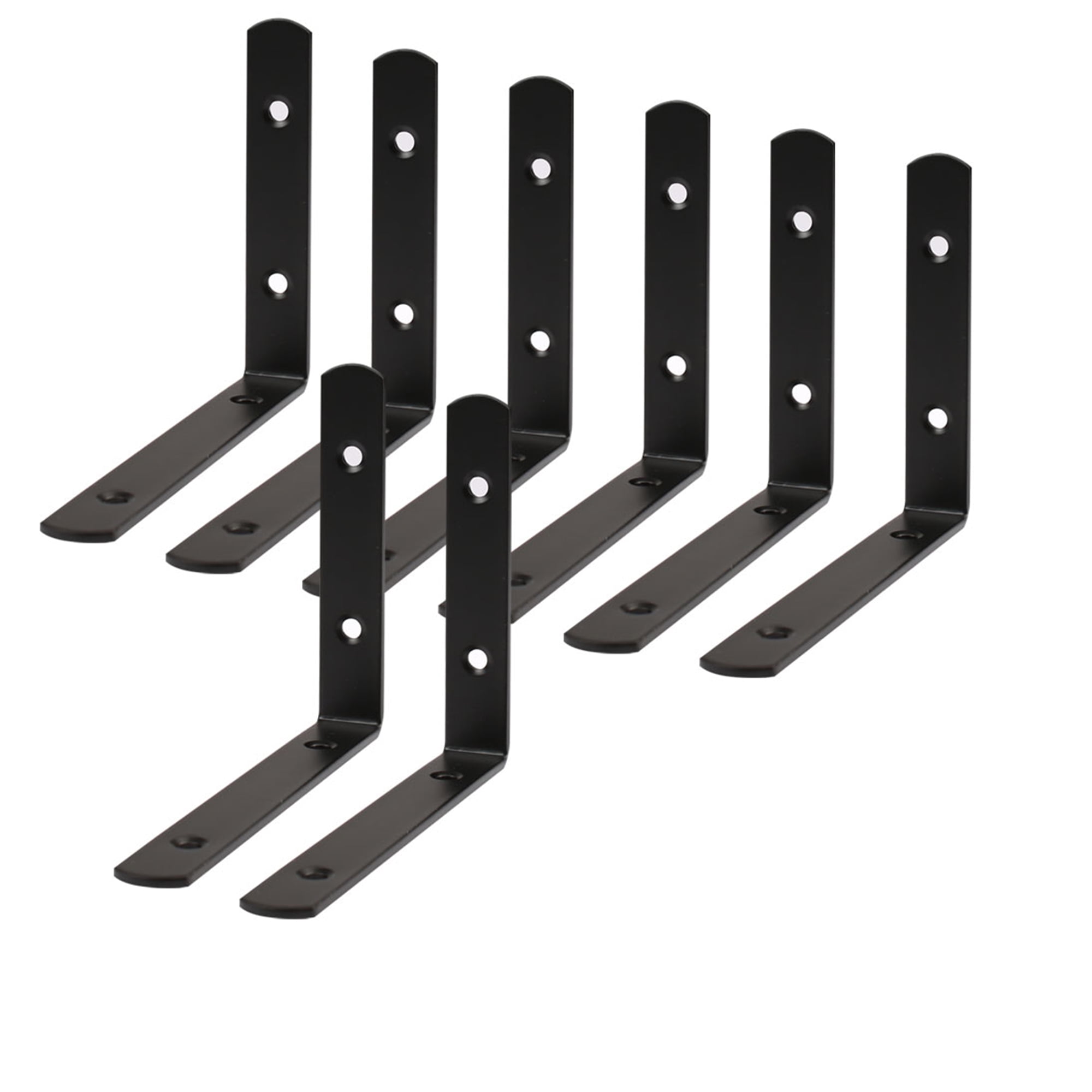 150 x 110mm Angle Bracket Stainless Steel Black L Shaped Angle Brackets
