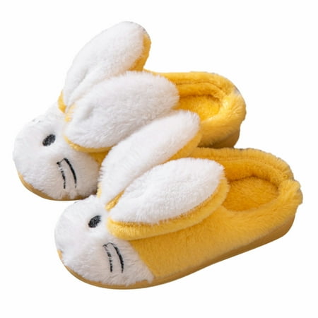 

Baby Sneakers Kids Children S Boys Girls Cartoon Furry Shoes Indoor Home Warm Cotton Slippers